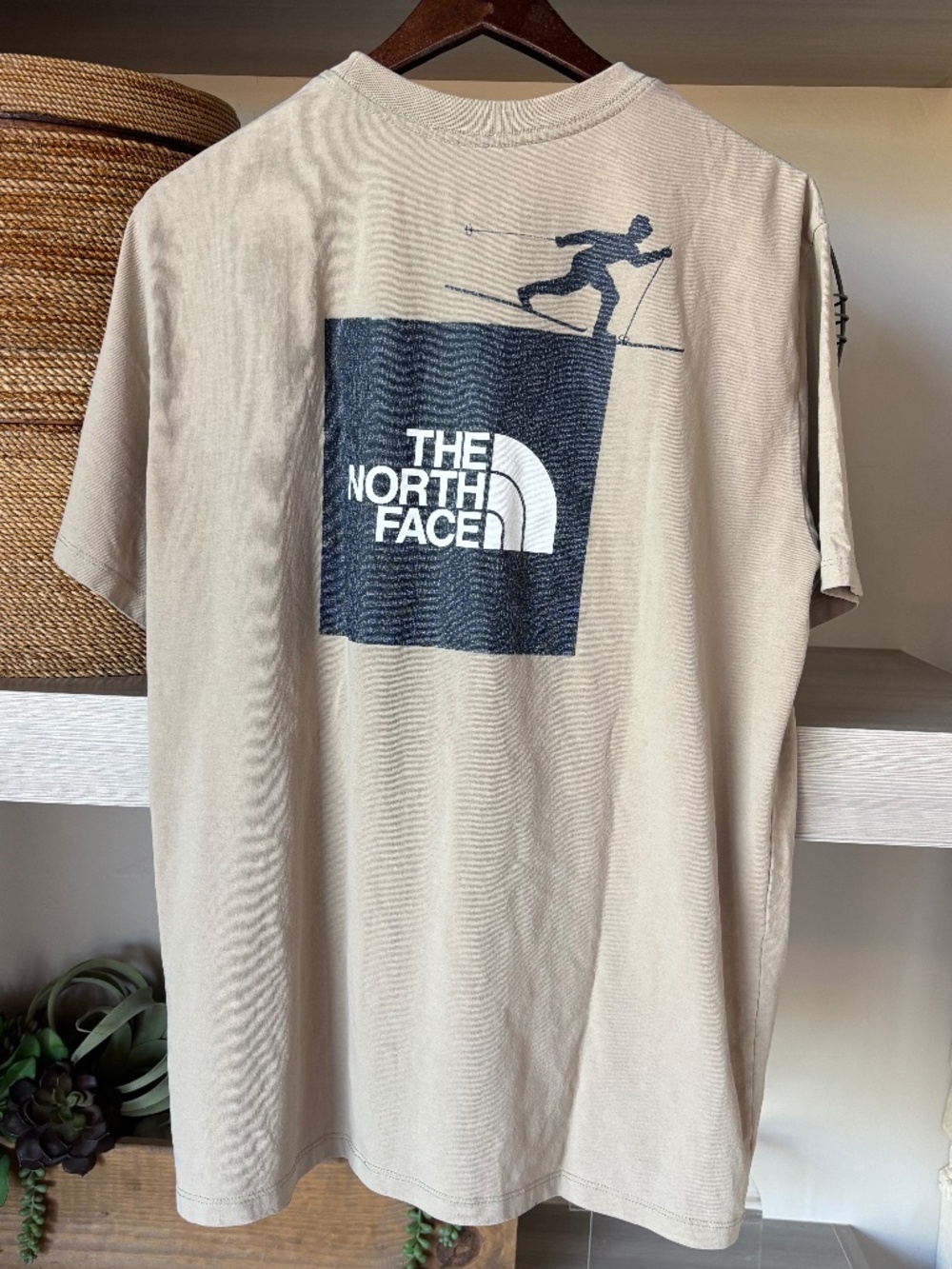The North Face Ski Tee  Tan Mens Large